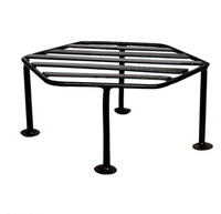  Hexagon  Iron  Planter Stand It is Suitable For Outdoor as Well as Indoor  Pack of2 -  ,  Pack of 4, Hexagon